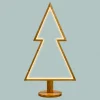 Albero Natale Abete con Base H90cm LED BIANCO CALDO