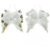 Ali con Piume e Glitter 15 cm. Pezzo Singolo