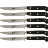 Berkel Adhoc Set 6 coltelli da bistecca Nero Lama liscia