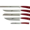 Berkel Elegance Set 5 coltelli chef Rosso