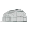 Canopia Bella Doppio Strato Serra Da Giardino in Policarbonato 613X244X219 cm Argento