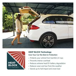 Canopia Colorado Carport in Alluminio 4.3 X 6 m