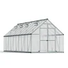 Canopia Essence Doppio Strato Serra Da Giardino in Policarbonato 607X244X229 cm Argento