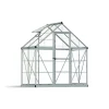 Canopia Harmony Trasparente Serra Da Giardino in Policarbonato 126X185X208 cm Argento