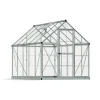 Canopia Harmony Trasparente Serra Da Giardino in Policarbonato 306X185X208 cm Argento