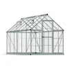 Canopia Harmony Trasparente Serra Da Giardino in Policarbonato 370X185X208 cm Argento