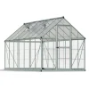 Canopia Hybrid Serra Da Giardino in Policarbonato 426X185X208 cm Argento
