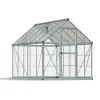 Canopia Hybrid Serra Da Giardino in Policarbonato 306X185X208 cm Argento