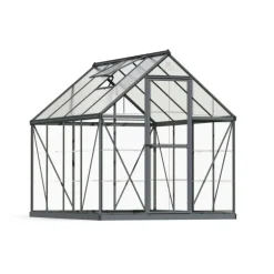 Canopia Hybrid Serra Da Giardino in Policarbonato 247X185X208 cm Grigio