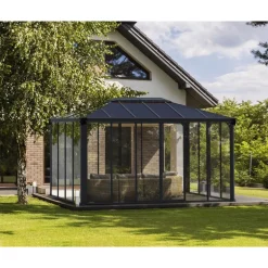 Canopia Ledro Gazebo Chiuso in Alluminio 3X4.3 m