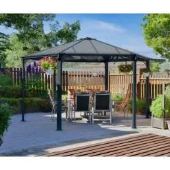 Canopia Monaco Gazebo Esagonale in Alluminio 3.6X4 m