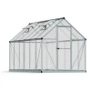Canopia Mythos Doppio Strato Serra Da Giardino in Policarbonato 370X185X208 cm Argento