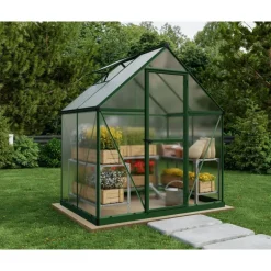 Canopia Mythos Doppio Strato Serra Da Giardino in Policarbonato 426X185X208 cm Argento