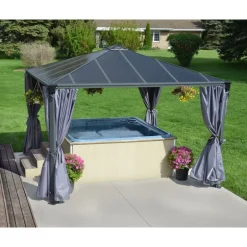 Canopia Set Di Tende Per Gazebo Palermo E Milano 3.7X2.2 m