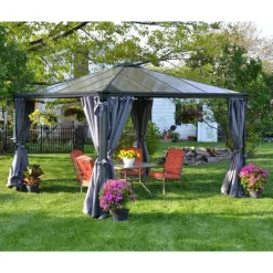 Canopia Set Di Tende Per Gazebo Martinique 4.7X2.2 m