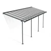 Canopia Sierra Pergola Addossata in Alluminio 2.3X6.7 m Grigio