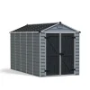 Canopia Skylight Casetta Da Giardino in Policarbonato 378X185X217 cm Grigio Deco