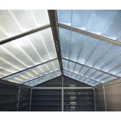 Canopia Skylight Casetta Da Giardino in Policarbonato 303X185X217 cm Grigio Deco