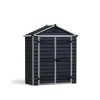 Canopia Skylight Casetta Da Giardino in Policarbonato 90X185X217 cm Grigio Scuro