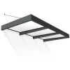 Canopia Sophia XL Pensilina Da Esterno 290X140 cm - Struttura Grigia Pannelli Opal Bianco