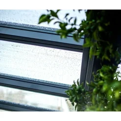 Canopia Stockholm Pergola Addossata in Alluminio di Premium 3.4X8 m Trasparente
