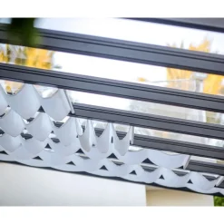 Canopia Tenda da Tetto Per la Pergola Stockholm 3.4X9.5 m Bianco