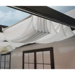 Canopia Tenda da Tetto Per la Pergola Stockholm 3.4X7.3 m Bianco