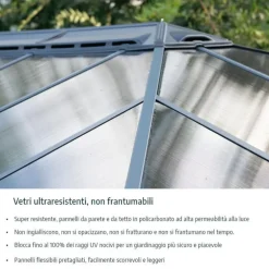 Canopia Tucson Gazebo in Alluminio 3.6X4.4 m