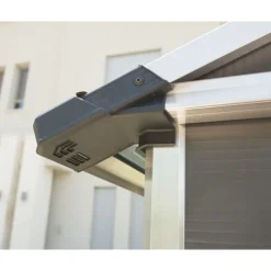 Canopia Yukon Casetta Da Giardino in Policarbonato 643X332X252 cm Grigio Pavimento Incluso