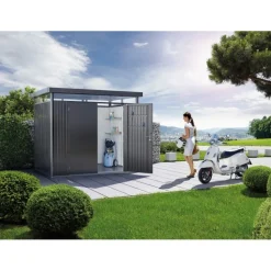 Casetta da Giardino in Metallo HIGHLINE S con Porta Standard Biohort