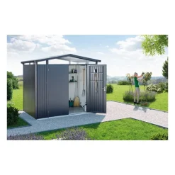 Casetta da Giardino in Metallo PANORAMA 3 Porta Standard Biohort