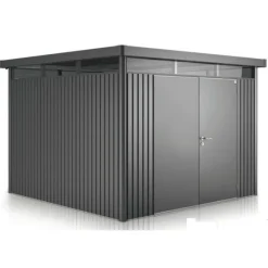 Casetta da Giardino in Metallo HIGHLINE 4 Biohort con Porta a Due Battenti