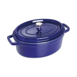 Cocotte Ovale 33 cm Blu in Ghisa