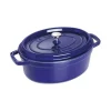 Cocotte Ovale 29 cm Blu in Ghisa