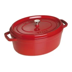 Cocotte Ovale 33 cm Rossa in Ghisa