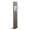 Colonnina per Presa Elettrica da Giardino Aquapoint Electropoint Ground Grigio Tortora