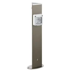 Colonnina per Presa Elettrica da Giardino Aquapoint Electropoint Ground Grigio Tortora