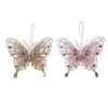 Farfalla in plastica 13 cm. Pezzo Singolo