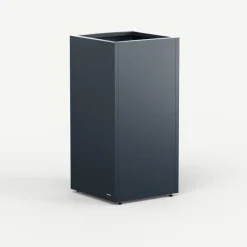 Fioriera Alta Herstera PLANTER COLUMN in Metallo colore Antracite 50x50x100 cm