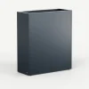 Fioriera Alta Herstera PLANTER DIVIDER 40 in Metallo colore Antracite 100x40x115 cm