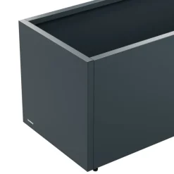 Fioriera Herstera PLANTER 50 in Metallo colore Antracite 150x50x50cm