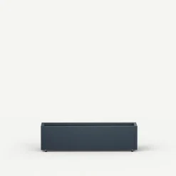 Fioriera Herstera PLANTER BALCONY in Metallo colore Antracite 100x25x25 cm