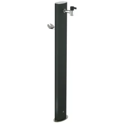 Fontana da Giardino Aquapoint Triangle Ground Nero Metal