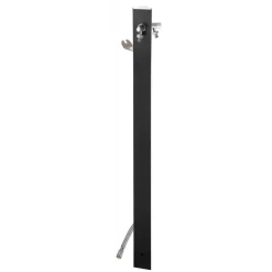 Fontana da Giardino Aquapoint Triangle da Interrare Nero Metal