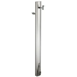 Fontana da Giardino Aquapoint Steel-O da Interrare Cromato