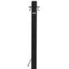 Fontana da Giardino Aquapoint Totem da Interrare Nero Metal