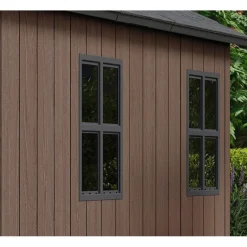 Keter Casetta da Giardino in Resina NEWTON PLUS 1575 - Doppia Scelta di Montaggio