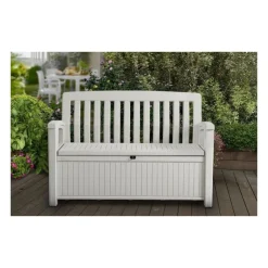 Keter Cassapanca in Resina PATIO BENCH Bianca