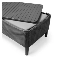 Keter Set Lounge 2 posti SALEMO Grafite