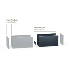 Kit di Espansione per Fioriera Hestera PLANTER DIVIDER 100x40x80 cm